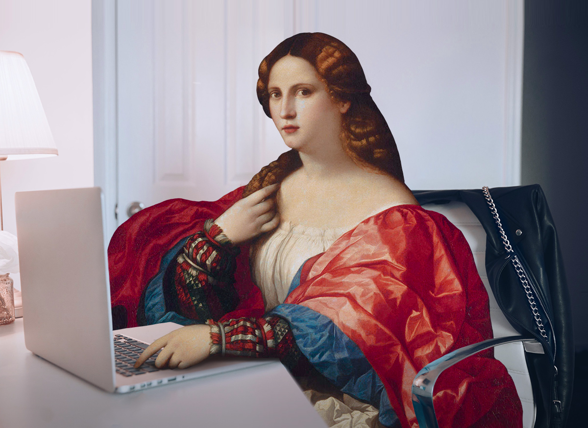 Renaissance Modern Art Collage